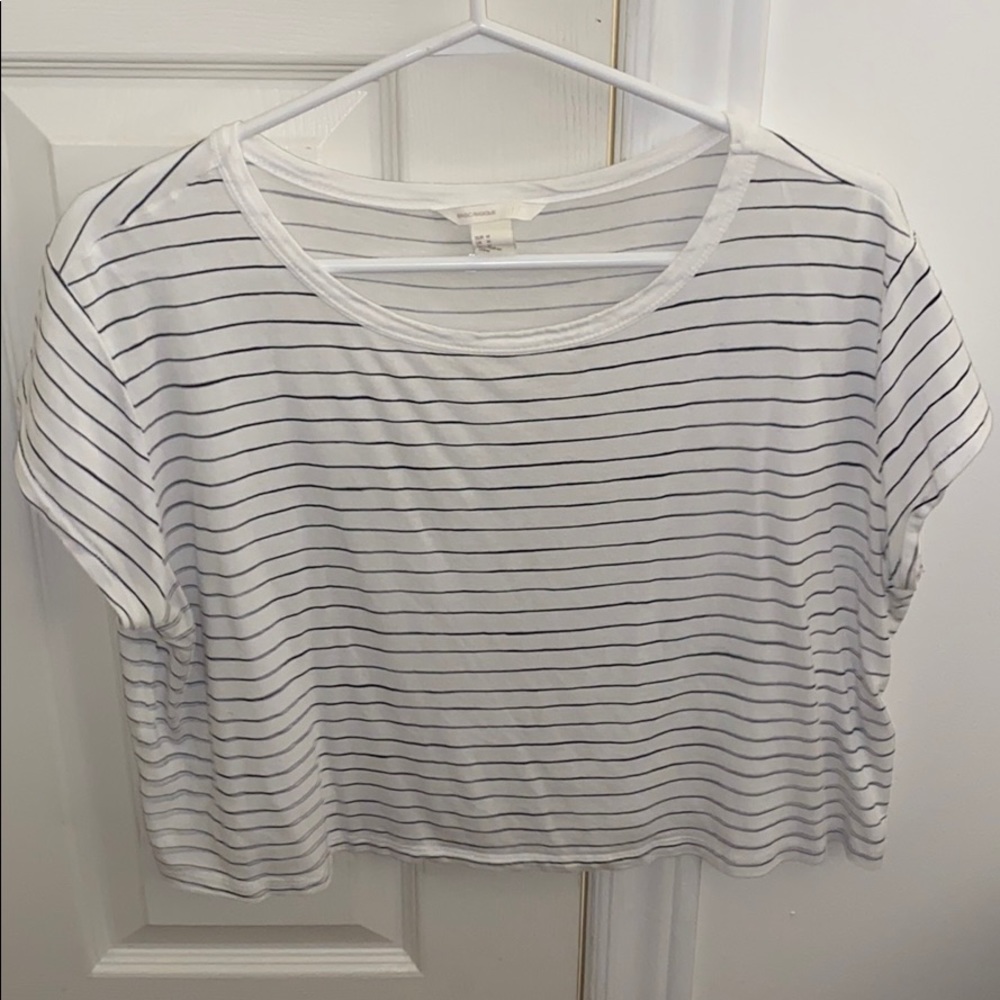 Stripped Cropped Tee